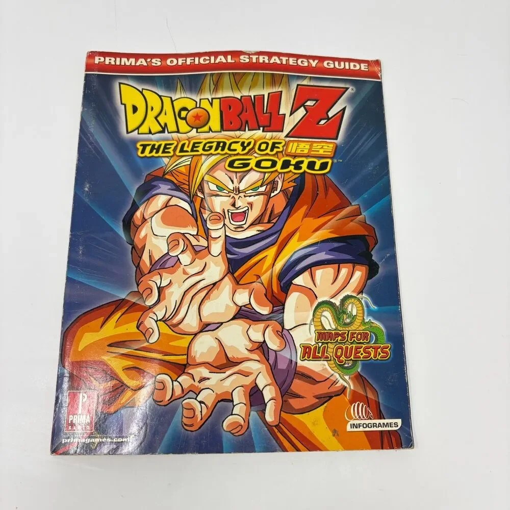 Dragon Ball Z The Legacy of Goku Prima Strategy Guide Game Boy Advance GBA 2002